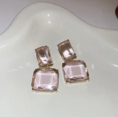 Enchanted Pink Crystal Earrings