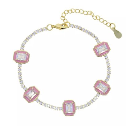 Classic Crystal Bracelet in pastel