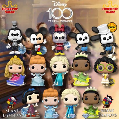 Funko Pop! DISNEY : Walt Disney 100th Anniversary Princesses