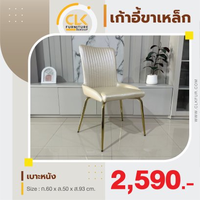 เก้าอี้ขาเหล็ก