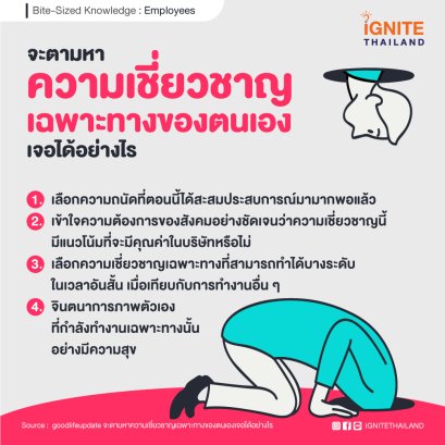 จะตามหา ความเชี่ยวชาญ เฉพาะทางของตนเองเจอได้อย่างไร