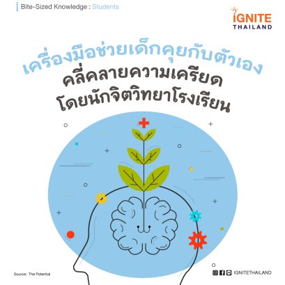 เครื่องมือช่วยเด็กคุยกับตัวเอง คลี่คลายความเครียด โดยนักจิตวิทยาโรงเรียน