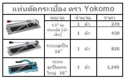 แท่นตัดกระเบื้อง
