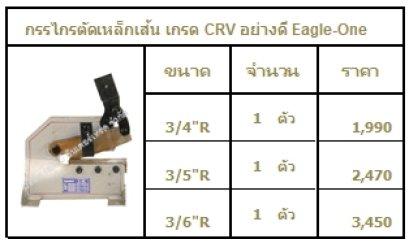 กรรไกรตัดเหล็กเส้น