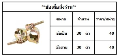 ข้อเสือนั่งร้าน