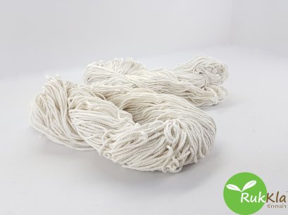 เชือกฝ้ายสีขาว