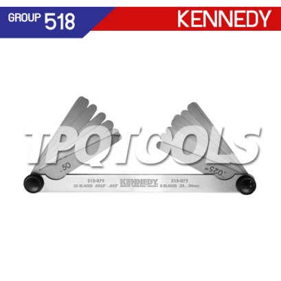 ฟิลเลอร์เกจขนาดมิล / นิ้ว KEN-518-0790K