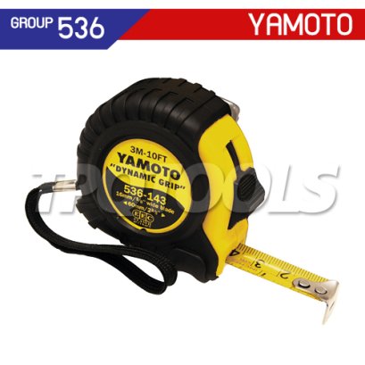 YMT-536-1430K ตลับเมตรวัดระยะ 3 เมตร (3M/10') ซม./นิ้ว
