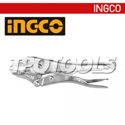 INGCO-HCJLW0210 คีมล็อคปากโค้ง 10 นิ้ว INGCO