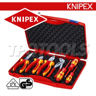 KN002115 คีม/ไขควงชุด 7 ตัวชุด VDE1000V "KNIPEX "