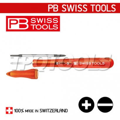 PB168-0 RED (EDITION) ไขควงสลับแบน-แฉกด้ามปากกา