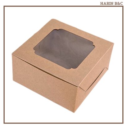 Kraft Bakery Box 15x15x7.5cm