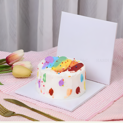 ฐานรองเค้กครึ่งปอนด์ 15x15x0.5ซม.