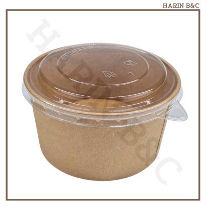 ถ้วยกระดาษคราฟท์ 1000มล