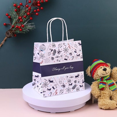 ถุงกระดาษหูเกลียว SnowPop 25ใบ