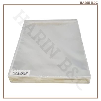 ถุงแก้ว OPP ฝากาว 8x12+2นิ้ว 1กก.