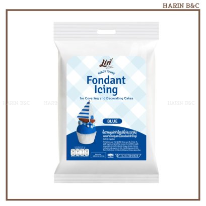 Lin Fondant Icing Blue250g