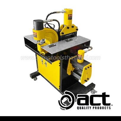 ACT-200-3IN1 เครื่องตัด-ดัดบัสบาร์+พันซ์เจาะรู (ทองแดง) ไฮโดรลิค (3 IN 1) ความกว้างชิ้นงาน 200 มม. "ACT"