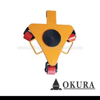 OK-CRP-3 (2 ตัน) เต่าลากเครื่องจักร ล้อโพลียูริเทน OKURA