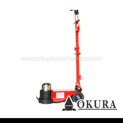 E-OK-AFJ80T แม่แรงตะเข้ใช้ลม 40x80T ขนาด 80 ตัน AIR FLOOR JACK "OKURA"