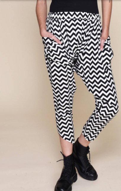 Striped Skinny Trousers