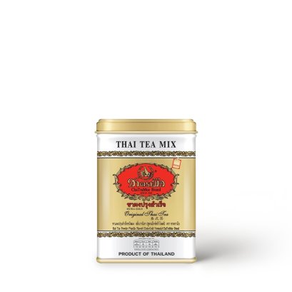 ชาไทย สูตรเอ็กซ์ตร้าโกลด์ กระป๋องซองเยื่อ