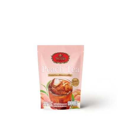 ชาพีชปรุงสำเร็จชนิดผง - แบบซอง