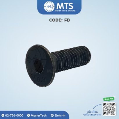 Socket Head Cab Screws สกรูหัวจมเตเปอร์ (FB)