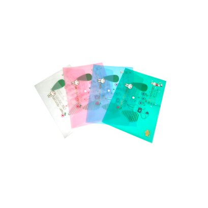 แฟ้มกระเป๋ากระดุมมีลายF4#K126