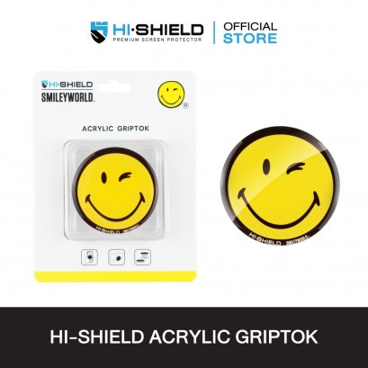 HI-SHIELD - ACRYLIC GRIPTOK - SMILEYWORLD - HAPPY SMILE - 001