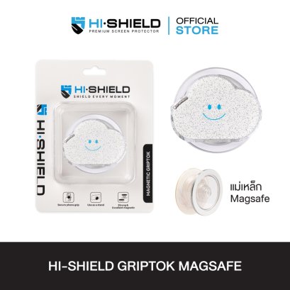 HI-SHIELD Acrylic Griptok Magnetic GRIP & STAND - กริ๊บต๊อกอะคริลิค รุ่น Cloud1