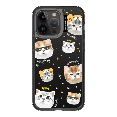 HI-SHIELD Stylish เคสใสกันกระแทก iPhone รุ่น Cat5 [เคส iPhone14][เคส iPhone13]