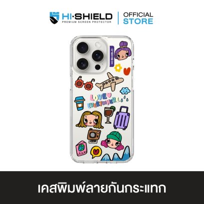 HI-SHIELD Stylish เคสใสกันกระแทก iPhone รุ่น Debby6 [เคส iPhone15][เคส iPhone14][เคส iPhone13]