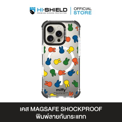 HI-SHIELD Stylish Magsafe Shockproof Case รุ่น Miffy001 [iPhone16,15Pro/Pro Max,14Pro/Pro Max]-เคสแม่เหล็ก