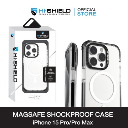 HI-SHIELD Magsafe Shockproof Case iPhone 15 Pro /  iPhone 15 Pro Max - เคสแม่เหล็กกันกระแทก [เคส iPhone15 Pro Max]