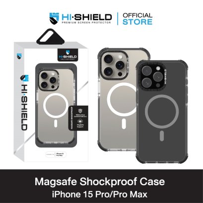 HI-SHIELD Magsafe Shockproof Case iPhone 15 Pro/Pro Max , iPhone 14 Pro/Pro Max- เคสแม่เหล็กกันกระแทก