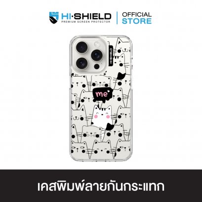 HI-SHIELD Stylish เคสใสกันกระแทก iPhone รุ่น ME & YOU [เคส iPhone15][เคส iPhone 14]