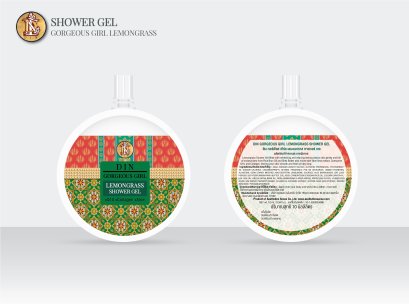 DIN Gorgeous Girl Lemongrass Shower Gel Sachet