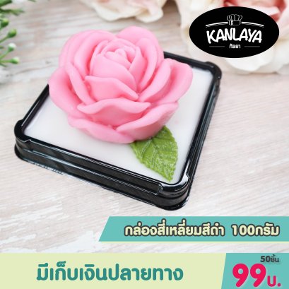 CN กล่องสี่เหลี่ยมสีดำ100 กรัม