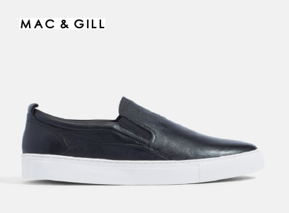 MAC&GILL Laurel wreath LEATHER LOAFERS For Casual and Formal