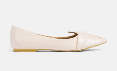 VERA BALLET Mac & Gill Pointy Front Strap Flats