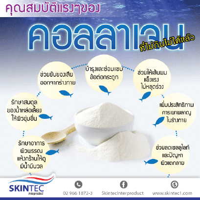 คุณสมบัติแรงๆของคอลลาเจน ที่ไม่กินไม่ได้แล้ว