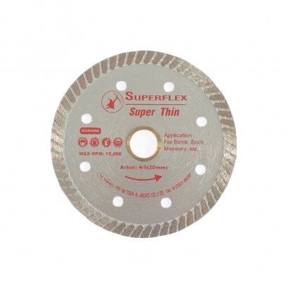 ใบตัดเพชร 4” (บางพิเศษ 0.8 mm.) SUPERFLEX แห้ง/น้ำ
