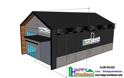 แบบโกดัง แบบโรงงาน แบบคลังสินค้า3D ฟรี เหมาะสำหรับสร้างขาย สร้างทำร้านค้า