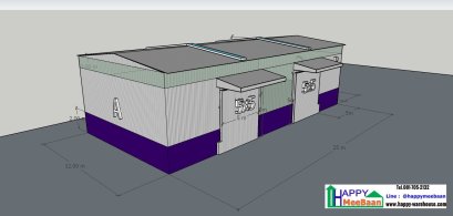 แจกแบบ 3D แบบโรงงาน แบบโกดัง แบบคลังสินค้า 