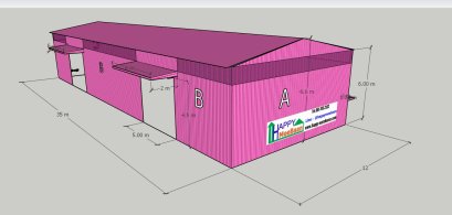 แจกแบบ 3D ฟรี สร้างโกดังให้เช่า สร้างคลังสินค้าให้เช่า ราคาถูก คืนทุนไว แข็งแรง สร้างไว 