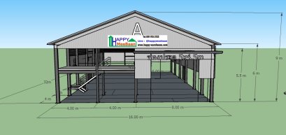 รับสร้างโรงงาน แจกแบบ 3D โรงงานพร้อมออฟฟิศชั้น2