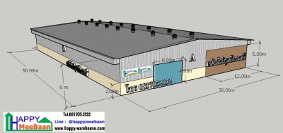 แบบโรงงาน แบบโกดัง แบบคลังสินค้า ขนาดใหญ่  3D แจกฟรี