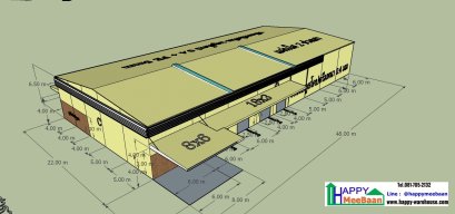 แจกแบบ 3D แบบโกดัง แบบโรงงาน รับสร้างโรงงาน รับสร้างโกดัง ห้องเย็น