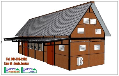 แจกแบบบ้าน แบบบ้านน็อคดาวน์ ฟรี